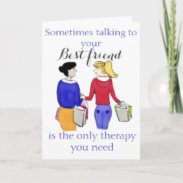 時々友達と話し最高のて... カード