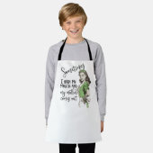 時々口を開ける エプロン (着用した状態)