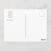 時々夜遅くにジョーイの歌/カードを聞く ポストカード (裏面)