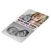 時々娘の写真お父さんの日 マグネット (左側)