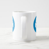 時々安全感じなマグのように大きい ジャンボコーヒーマグカップ (裏面)