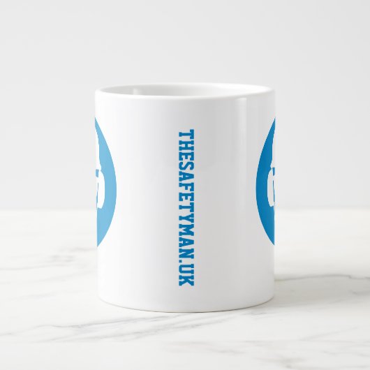 時々安全感じなマグのように大きい ジャンボコーヒーマグカップ (正面)