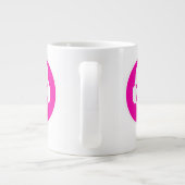 時々安全感じなマグのように大きい ジャンボコーヒーマグカップ (裏面)