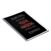時々忘れあなたは素晴らし:穏やかな思い出 ノートブック (右側)