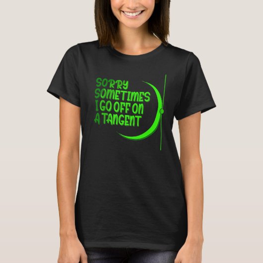 時々接数学に出かける Tシャツ (正面)