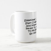 時々数え始める コーヒーマグカップ (正面左)