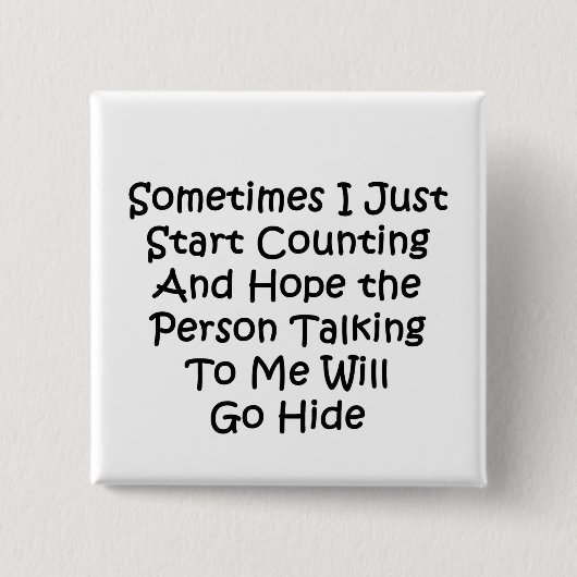 時々数え始める 缶バッジ (正面)