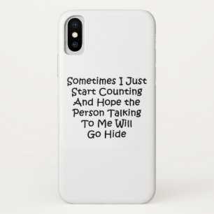 時々数え始める iPhone X ケース