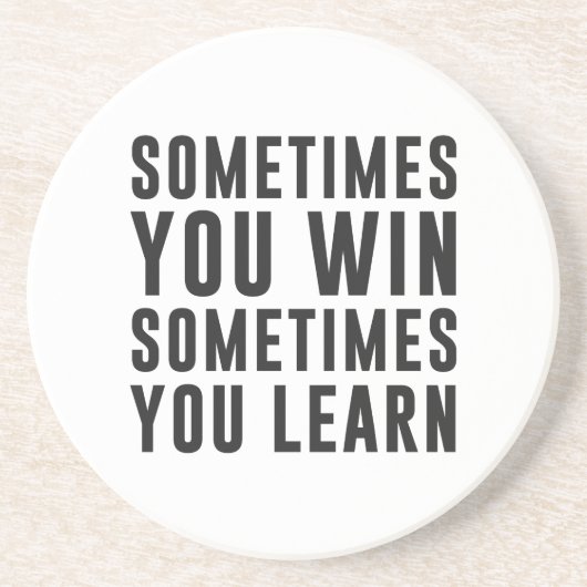 時々時々勝利、学びます コースター (正面)