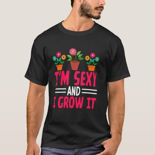 時々植物に水をやるの Tシャツ (正面)