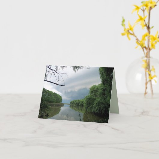 時々渡る嵐… カード (黄色い花)