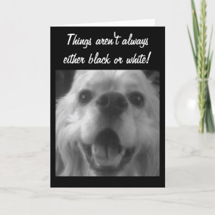 時々物事は青い！お見舞い カード