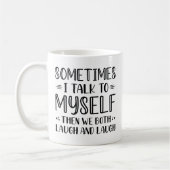 時々独り言を言う コーヒーマグカップ (左)