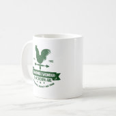 時々疑問に思私のもし鶏は悪考えるい コーヒーマグカップ (正面左)