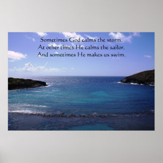 時々神は嵐のポスターを落とす ポスター