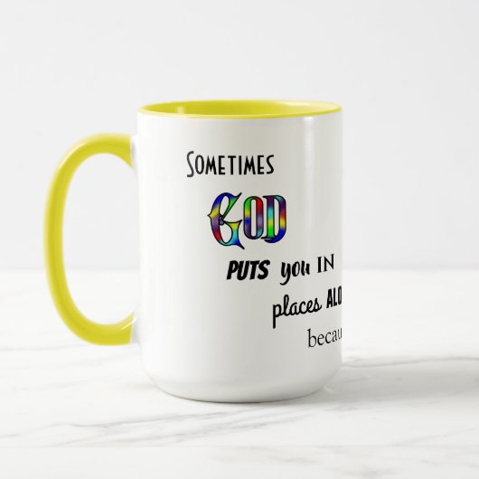 時々神 – 15オズ。コンボマグ マグカップ (左)