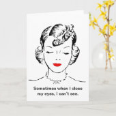 時々私が私の目を閉めるとき、私は見ることができません カード (黄色い花)