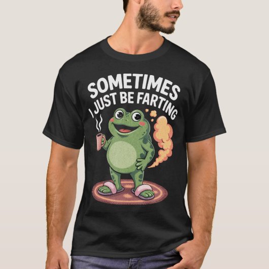 時々私たちはただおならをして面白いフクロウミーム Tシャツ (正面)