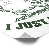 時々私たちはただガスを出している フロッグ ユーモア 面白いおなら ポスター (角)