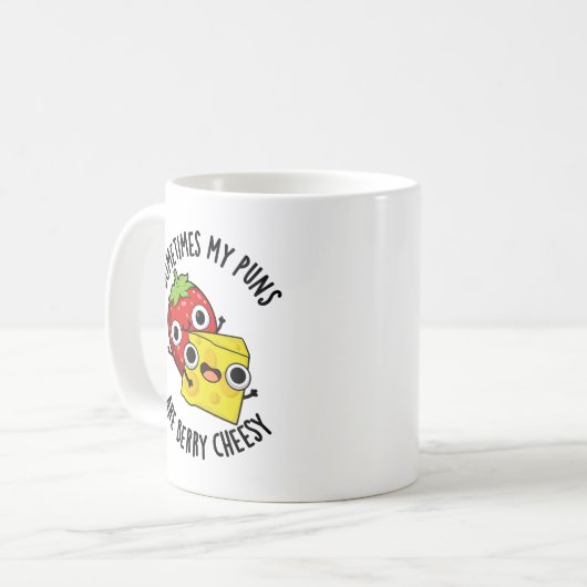 時々私のパンはベリーチーズの食べおもしろい物パンだ コーヒーマグカップ (正面左)