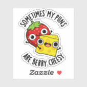 時々私のパンはベリーチーズの食べおもしろい物パンだ シール (シート)