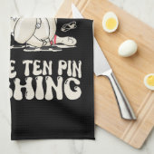 時々私はほとんど10ピン笑い声が聞こえる キッチンタオル (四つ折り)