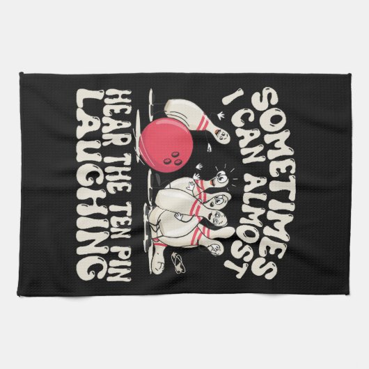 時々私はほとんど10ピン笑い声が聞こえる キッチンタオル (横)