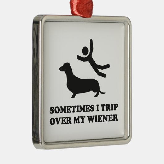 時々私はウィナーを乗り越える メタルオーナメント (右)
