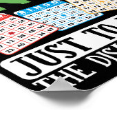 時々私はビンゴ幸運を叫ぶのが好おもしろいき ポスター (角)