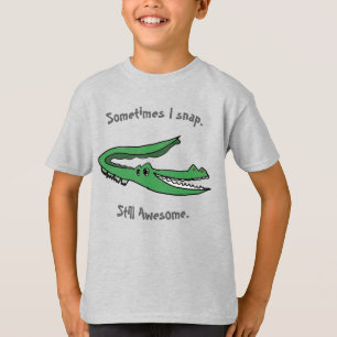 時々私はワニTシャツをスナップ – Kid描 – を Tシャツ