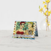 時々私は世界を空想する カード (黄色い花)