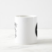 時々私は人よりコーヒーが好きモノグラム コーヒーマグカップ (中央)