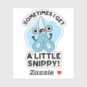 時々私は少しスナイピーおもしろいシザープンを得る シール (シート)