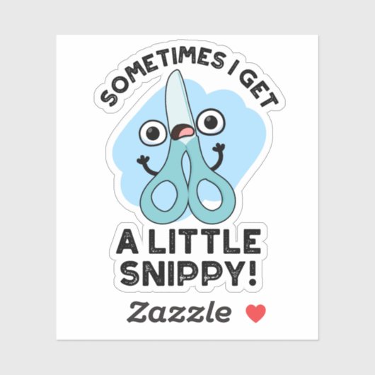 時々私は少しスナイピーおもしろいシザープンを得る シール (シート)