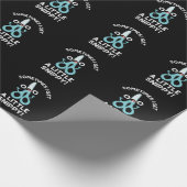 時々私は少しスナイピーおもしろいシザープンを得る ラッピングペーパー (角)