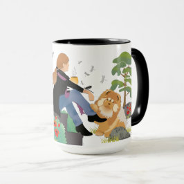 時々私は座ってチョー考え-スタイルMを選択 マグカップ