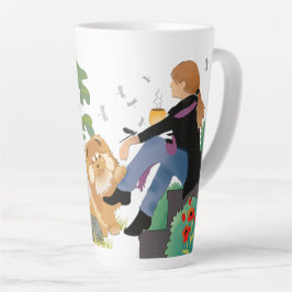 時々私は座っ考えて- Chow-ラテマグ カフェラテマグ