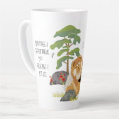 時々私は座っ考えて- Chow-ラテマグ カフェラテマグ (左アングル)