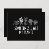 時々私は植物を濡らした ポストカード (正面/裏面)
