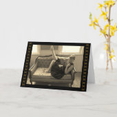 時々私は私のです時間の旅行ふりをします カード (黄色い花)