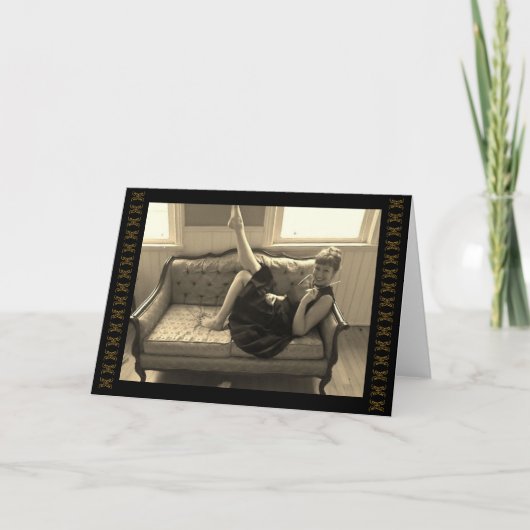 時々私は私のです時間の旅行ふりをします カード (正面)