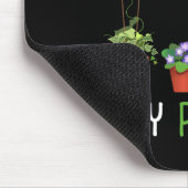 時々私は私の植物のおもしろいな園芸をぬらします マウスパッド (コーナー)