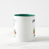 時々私は私の植物のおもしろいな園芸をぬらします マグカップ (中央)