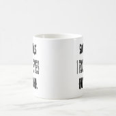 時々私は私の目の騒々しいマグを出します コーヒーマグカップ (中央)