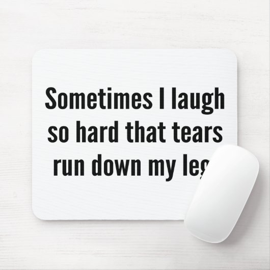 時々私は笑う懸命は私のL走を涙を流す マウスパッド (マウス)