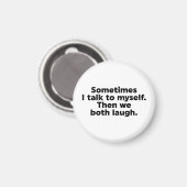 時々私は自分と話す。それから私たち二人は笑う。 マグネット (正面/裏面)