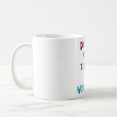 時々私は自分自身に話すと、私たち二人は笑う コーヒーマグカップ (左)