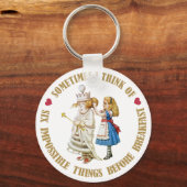 時々私考えは6つの不可能な事を前に キーホルダー (正面)