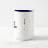 時々良いママは悪い言葉を言う、それは大丈夫 マグカップ (中央)