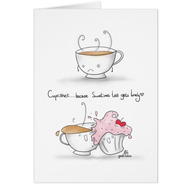 時々茶が孤独になるのでカップケーキ… (正面)